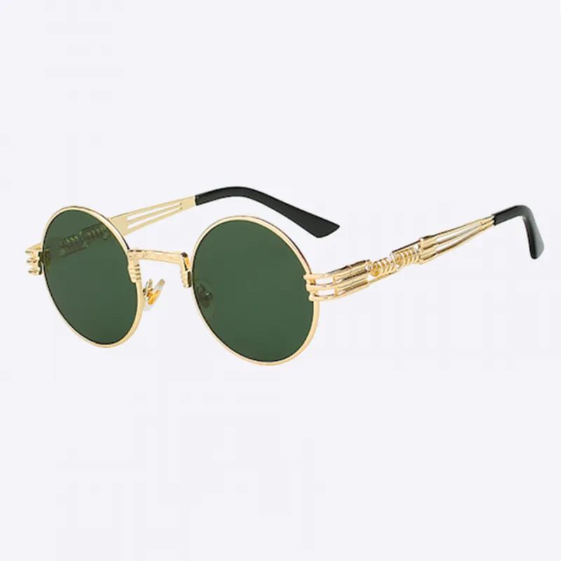 2 Chainz Vintage Sunglasses - Steampunk Round Shades