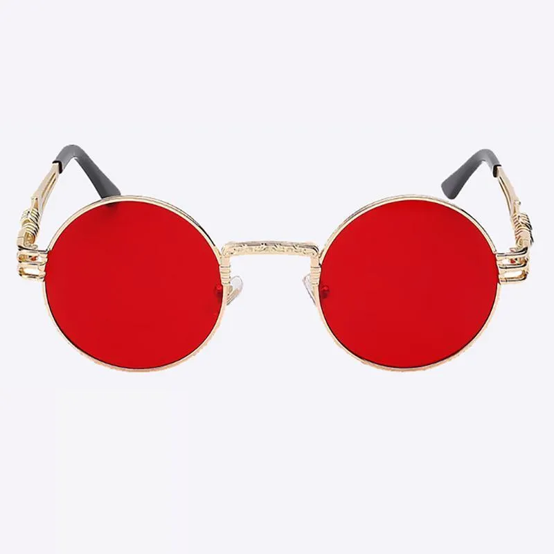 2 Chainz Vintage Sunglasses - Steampunk Round Shades