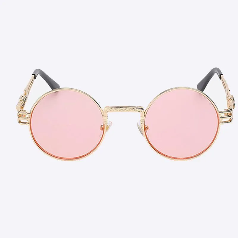 2 Chainz Vintage Sunglasses - Steampunk Round Shades