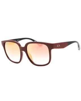 Armani Exchange Bordeaux Gradient Sunglasses with Shiny Frame