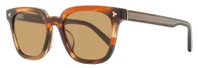 Bally Square Sunglasses BY0085H 50E Brown Melange 54mm
