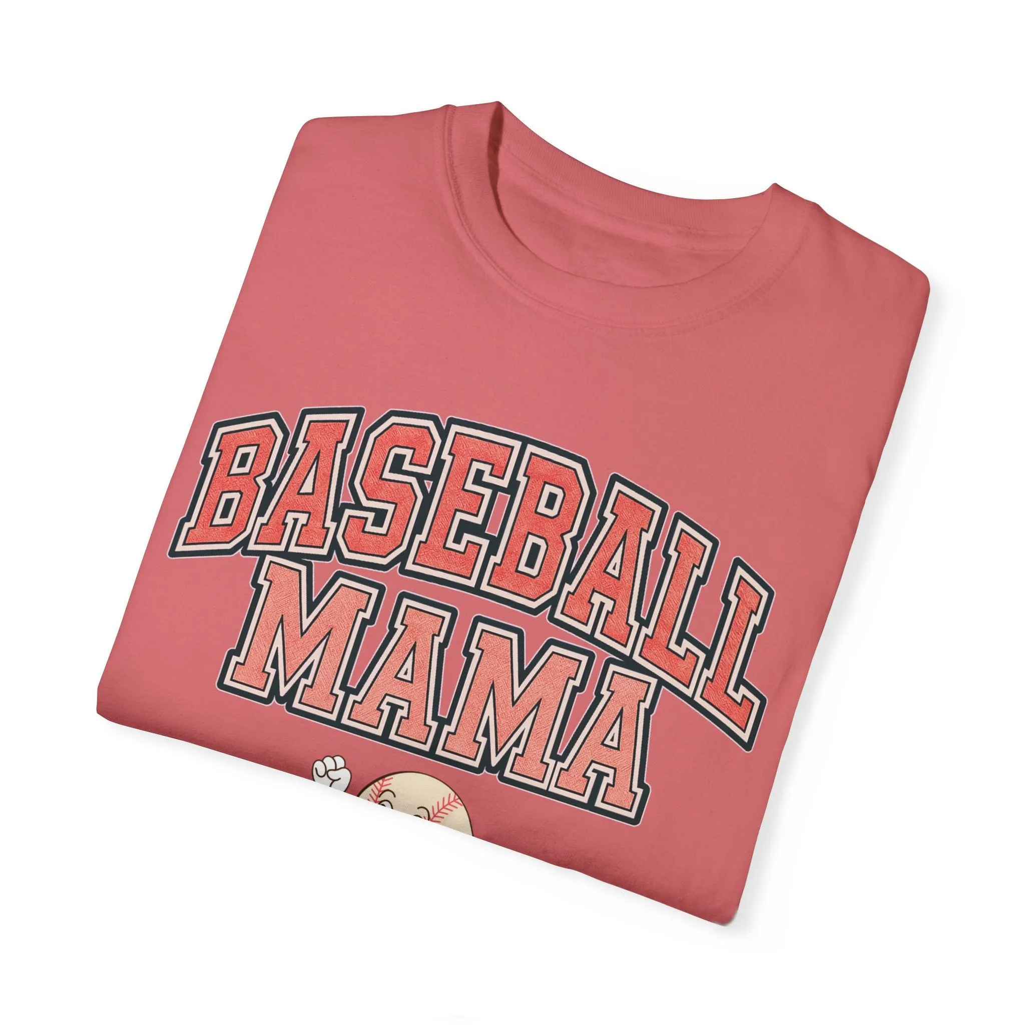 Baseball Mama Unisex Garment-Dyed T-Shirt - Perfect Gift for Sports Moms!