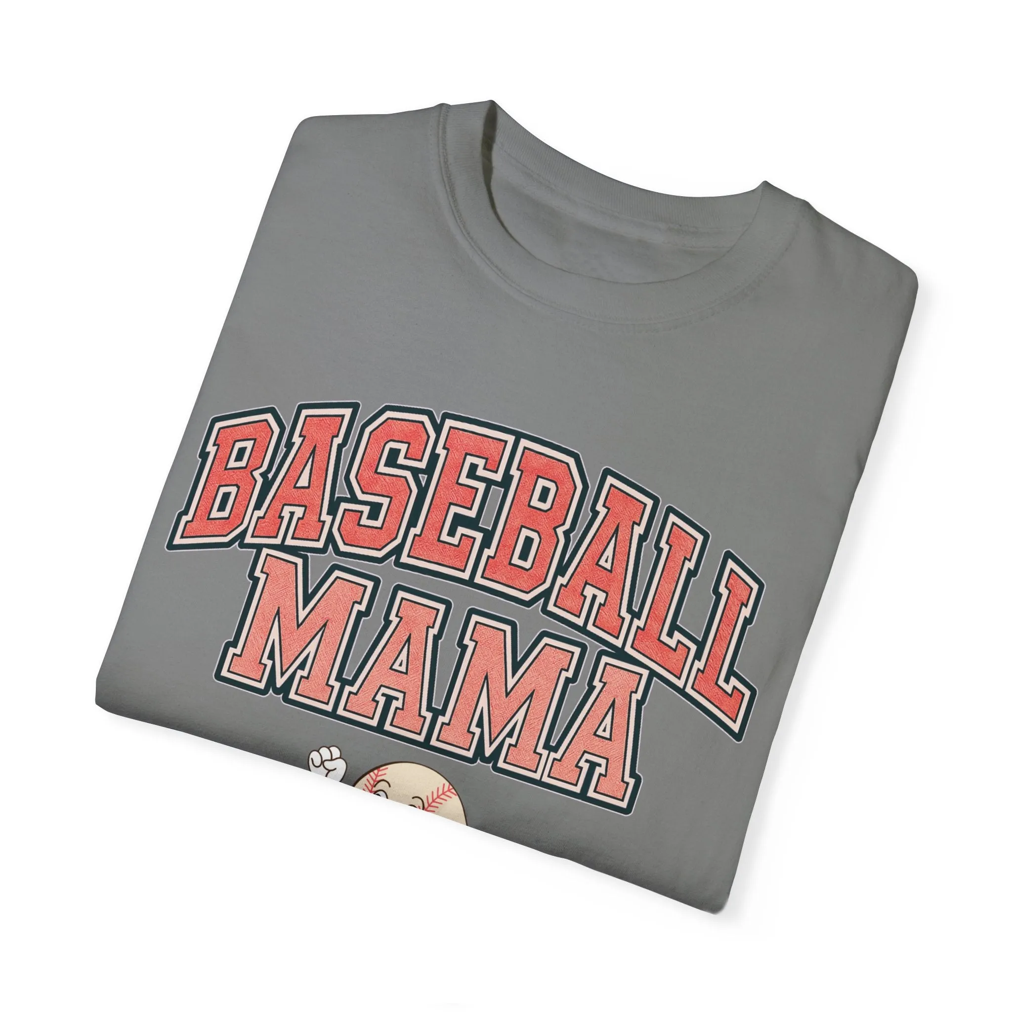 Baseball Mama Unisex Garment-Dyed T-Shirt - Perfect Gift for Sports Moms!