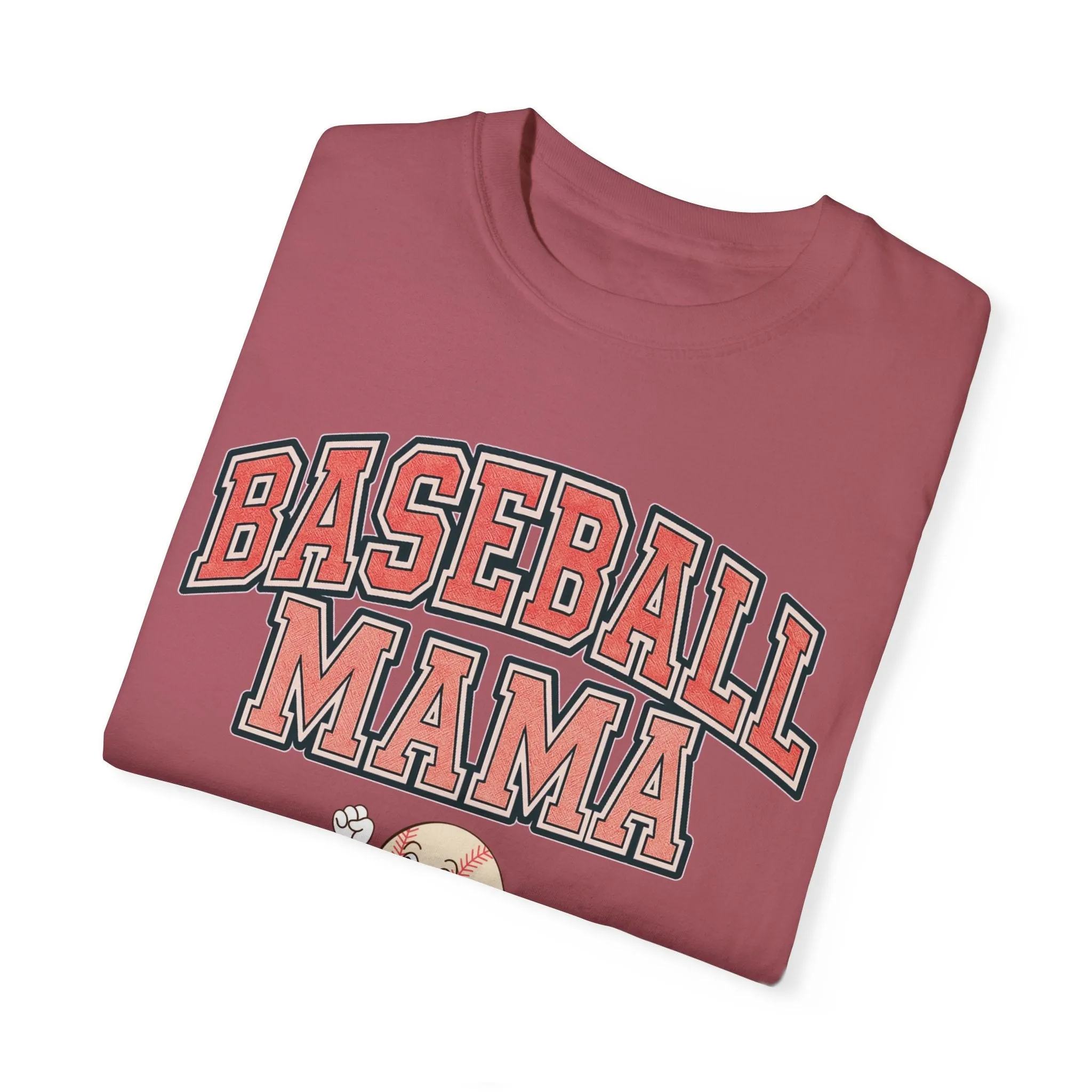 Baseball Mama Unisex Garment-Dyed T-Shirt - Perfect Gift for Sports Moms!