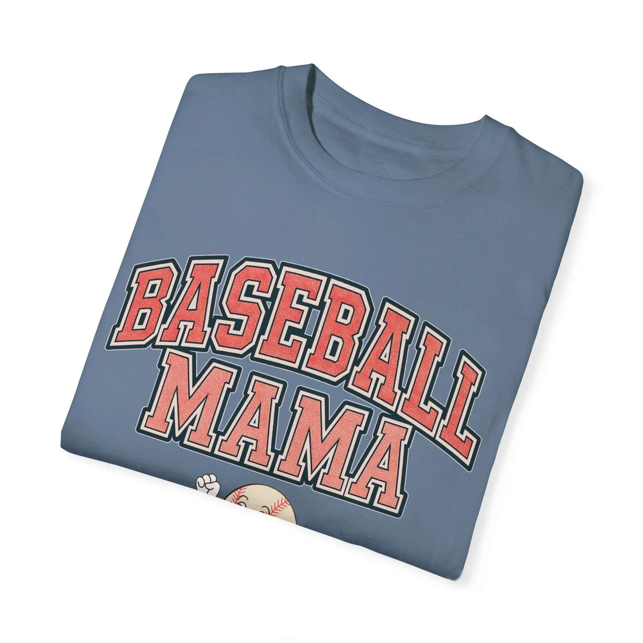 Baseball Mama Unisex Garment-Dyed T-Shirt - Perfect Gift for Sports Moms!
