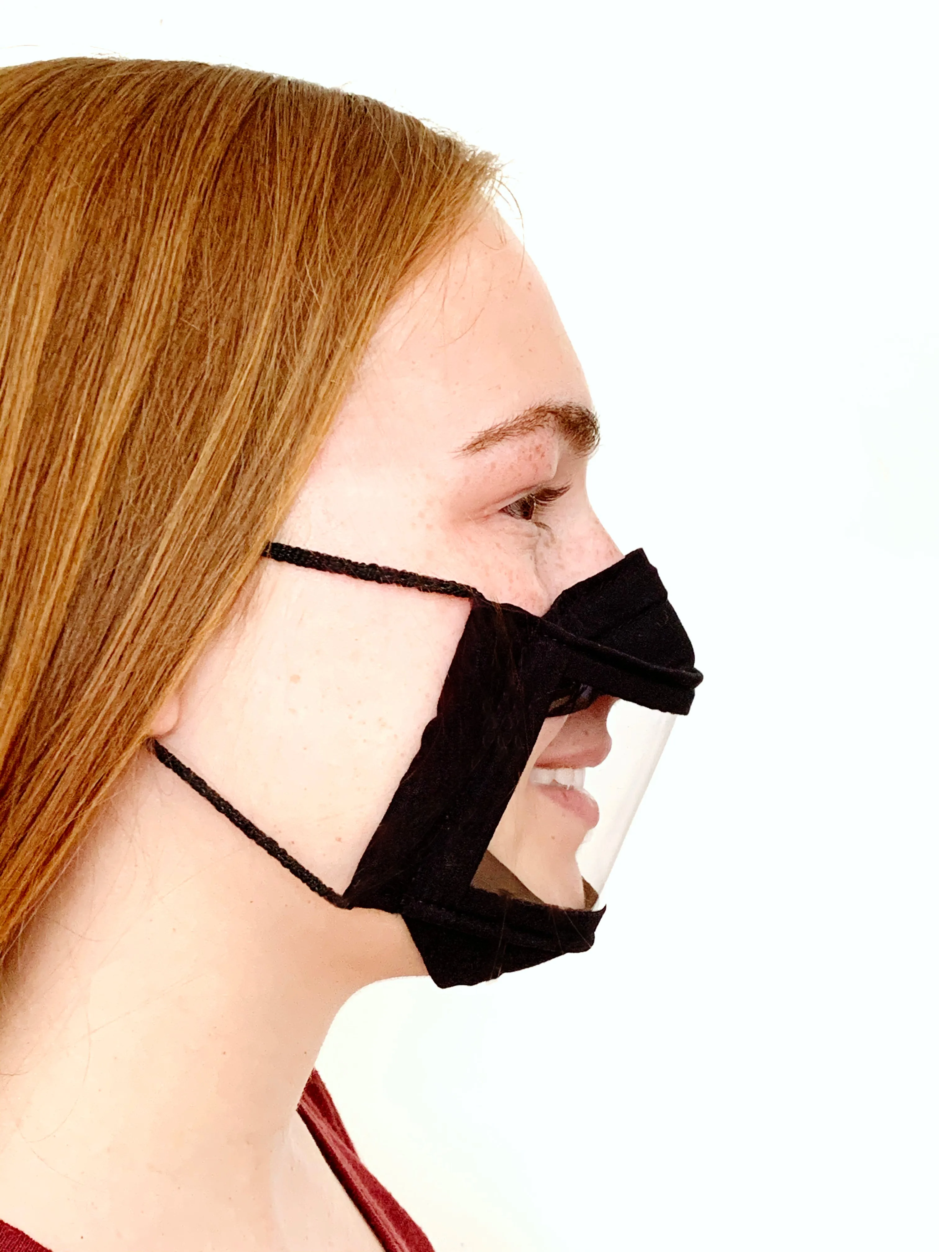 Black Anti-Fog Window Face Mask