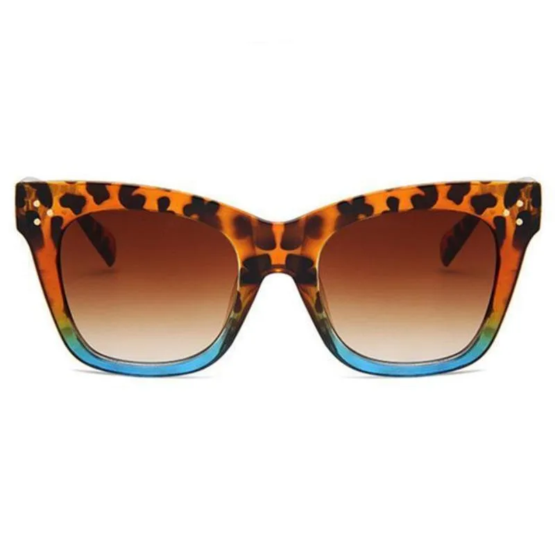 Bold Frame Classic Cat Eye Sunglasses