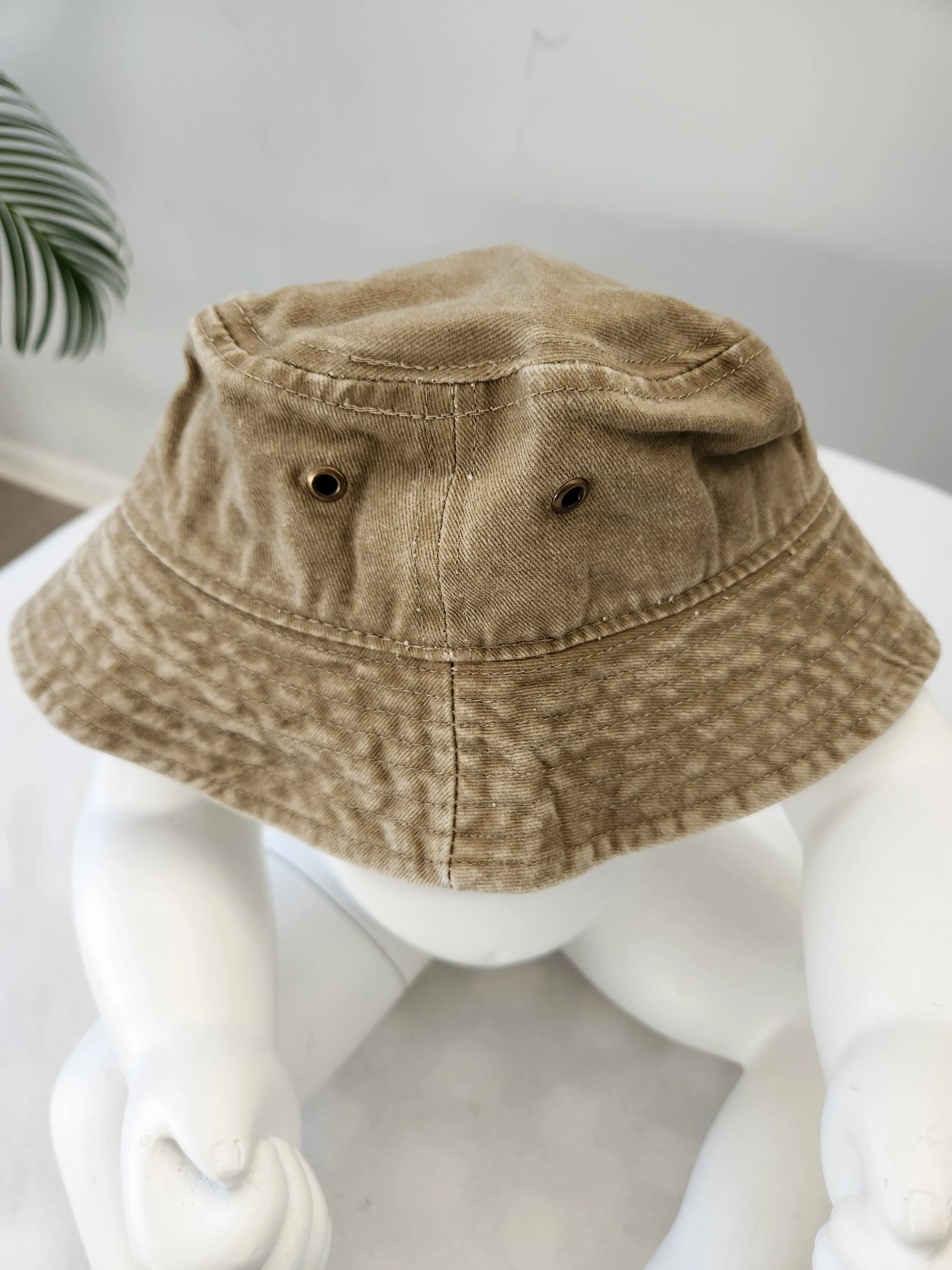Bucket Hat for 4-8 Year Old Kids - Fedora Hat Faded Denim