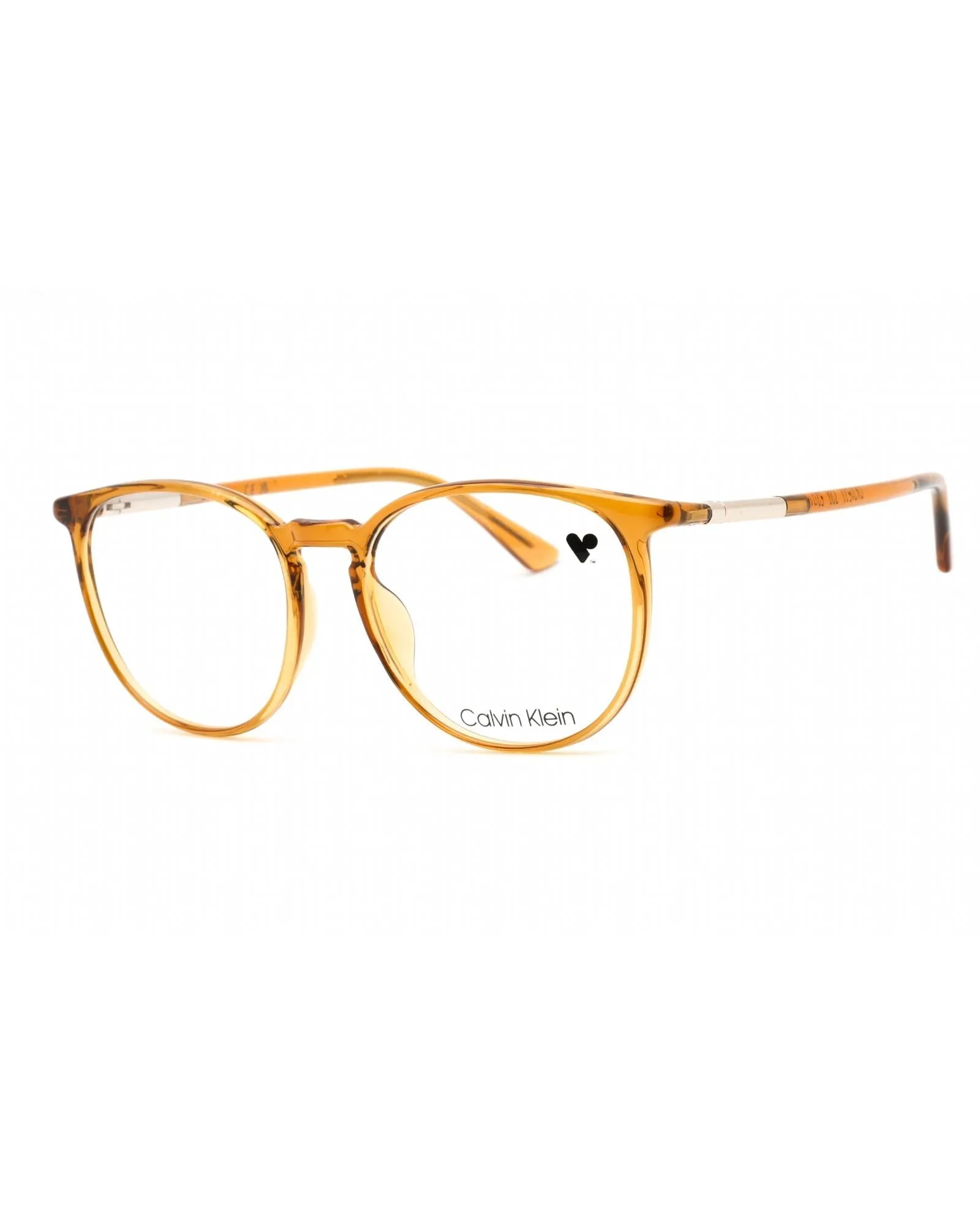 Calvin Klein Butterscotch Clear Lens Eyeglasses by