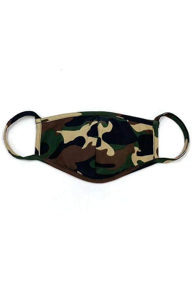 Camo Fashion Face Mask