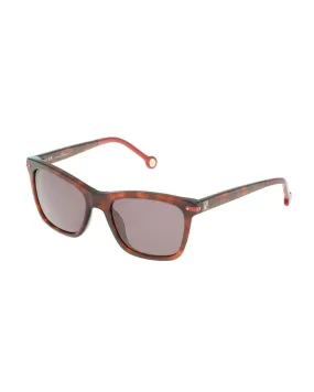 Carolina Herrera CH815S Tortoise Sunglasses Red Accents