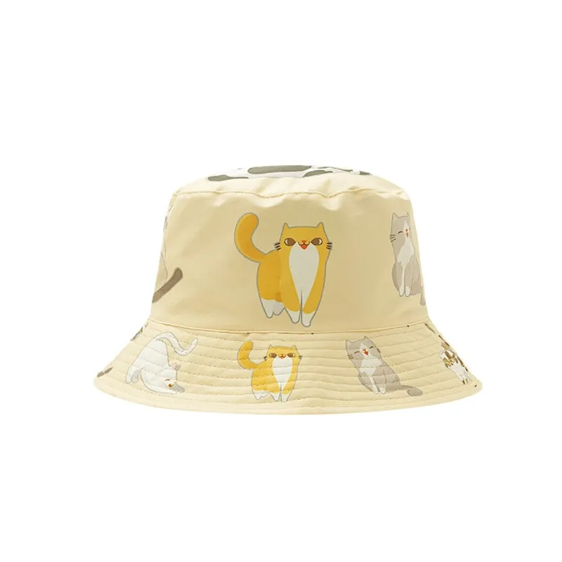 Cute Cats Theme Bucket Hat