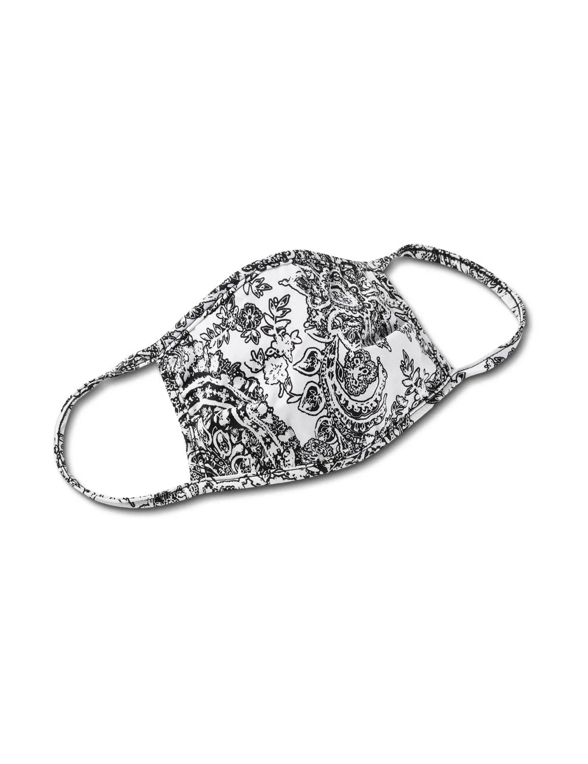 Etched Floral Fashion Mask