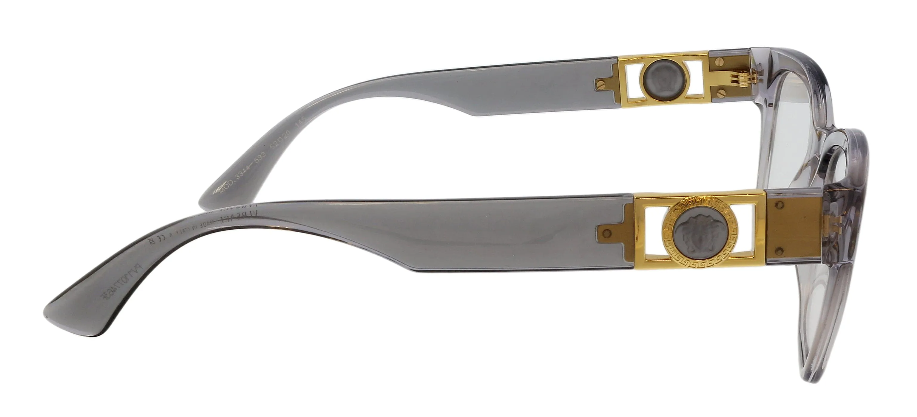 Eyeglasses Versace VE 3314 593 Transparent Grey
