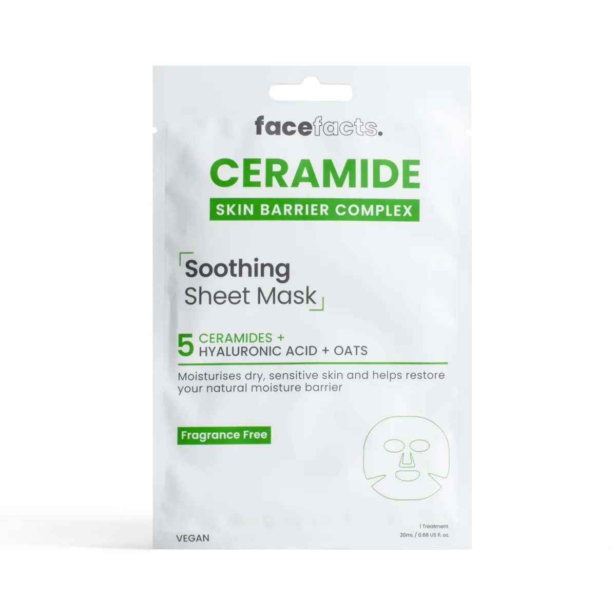 Face Facts Ceramide Soothing Sheet Mask