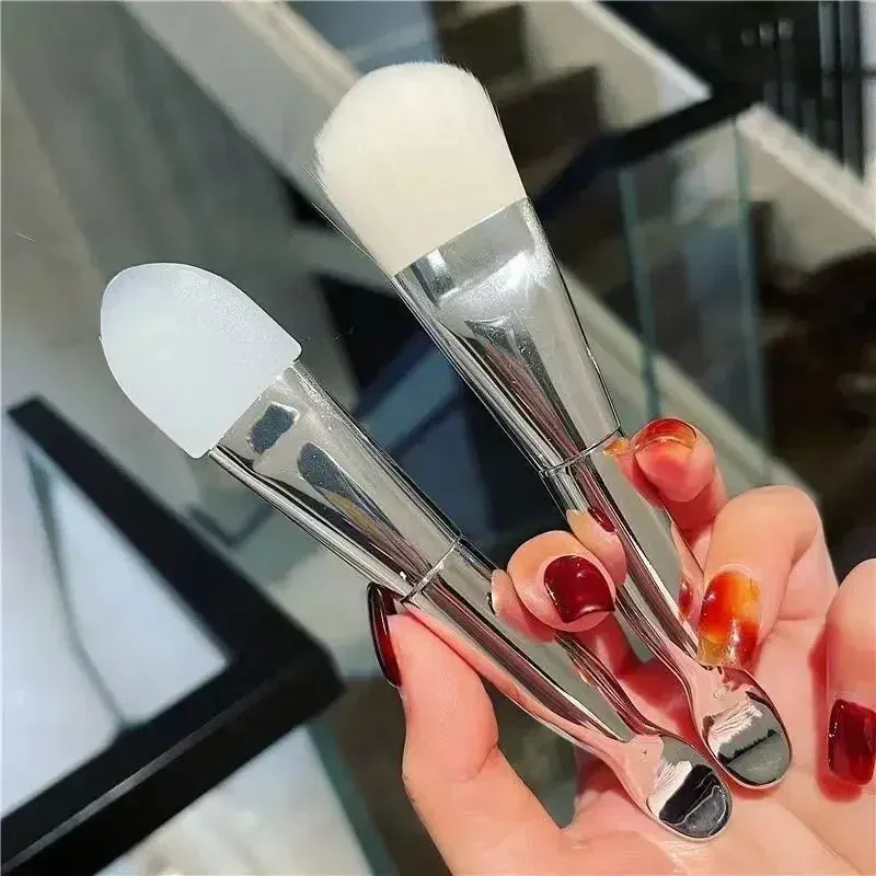 Facial Mask Brush Soft Silica Gel Brush Beauty Spa Mud Brush