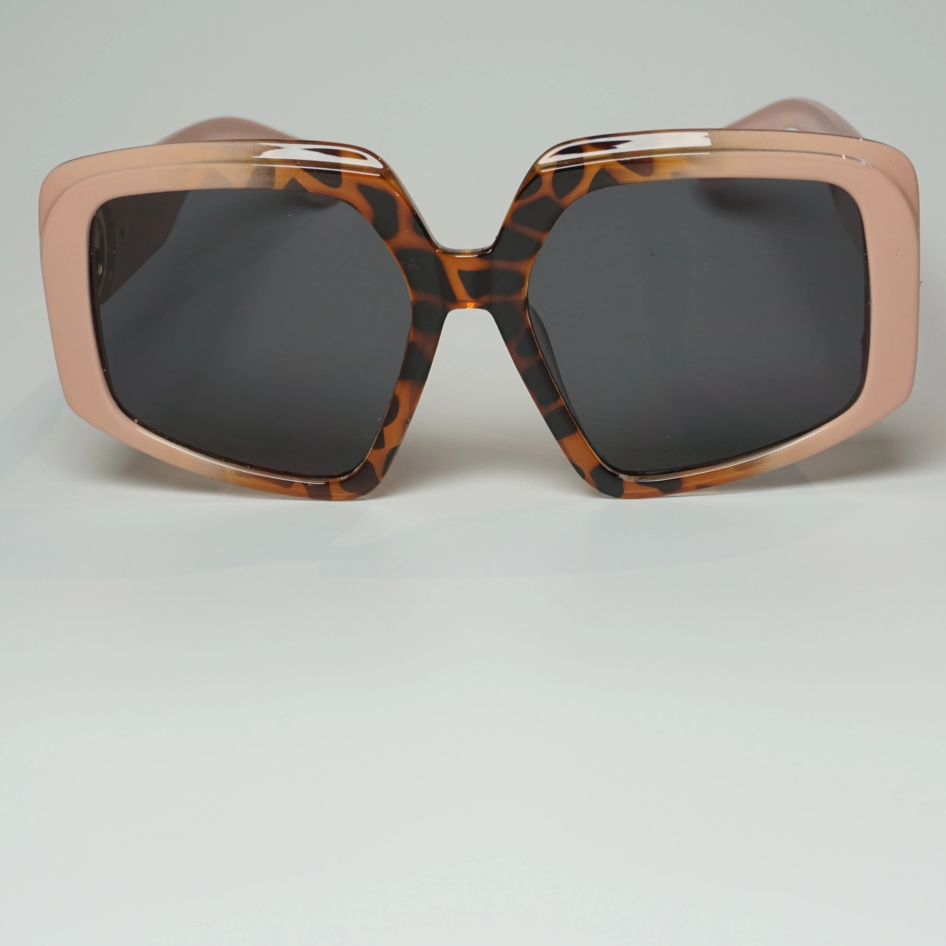 Jovi Posh Oversize Geometric Square Sunglasses