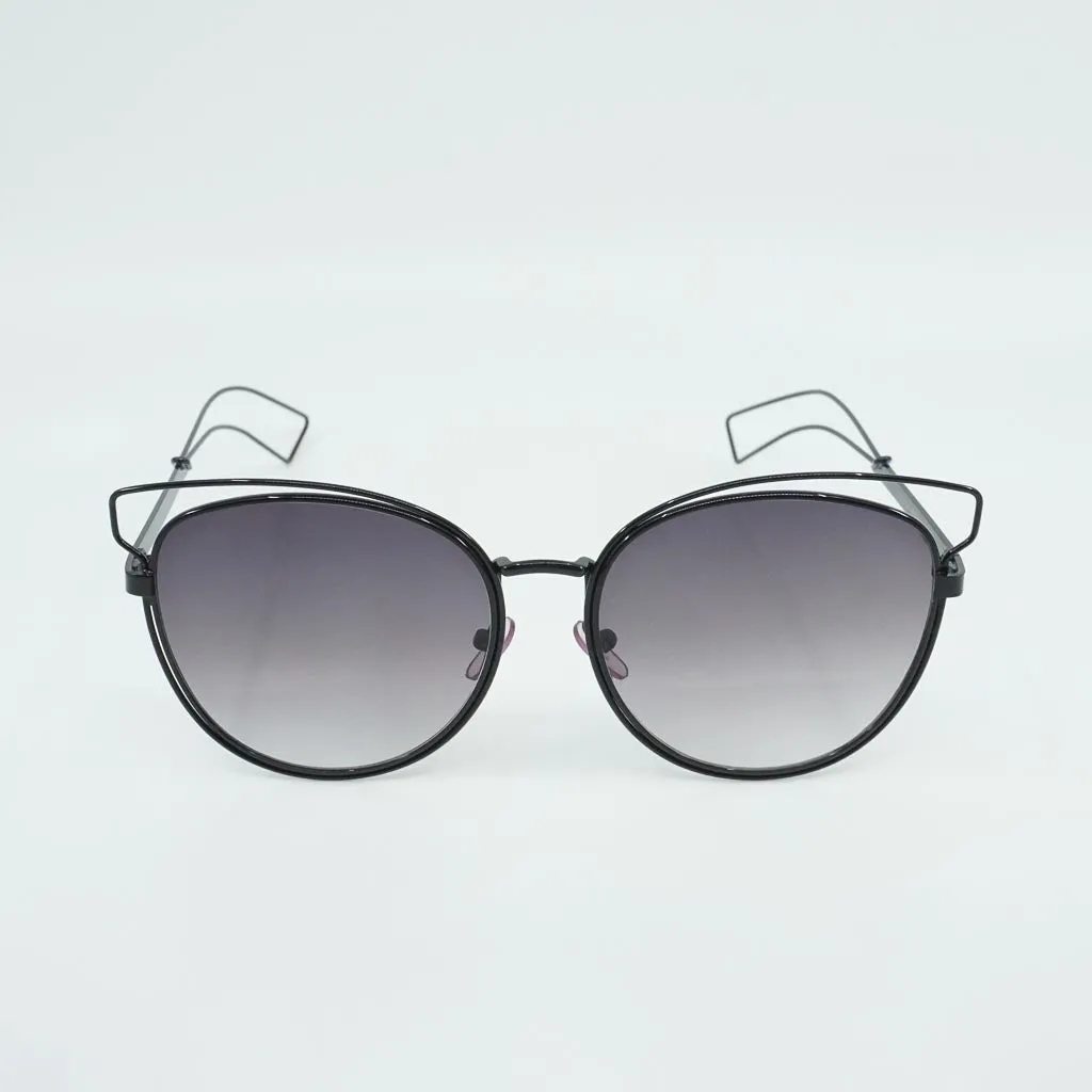 Mel Metal Wire Cat Eye Sunglasses