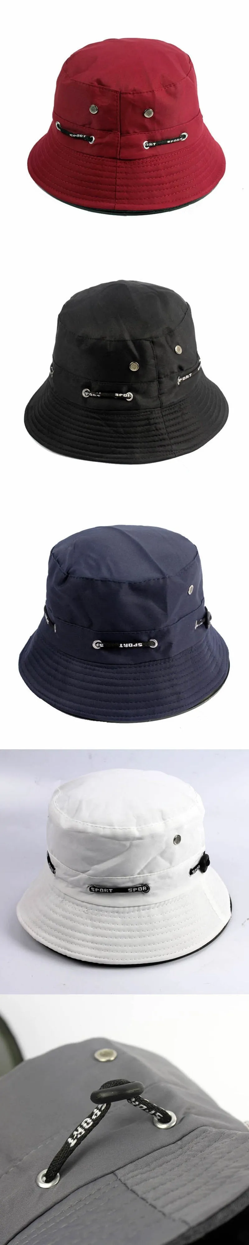 New Multiple Color Unisex Bucket Cap