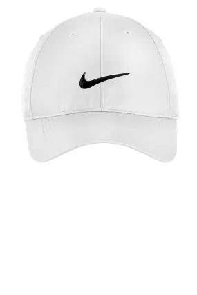 Nike Dri-FIT Swoosh Front Customized Caps, White