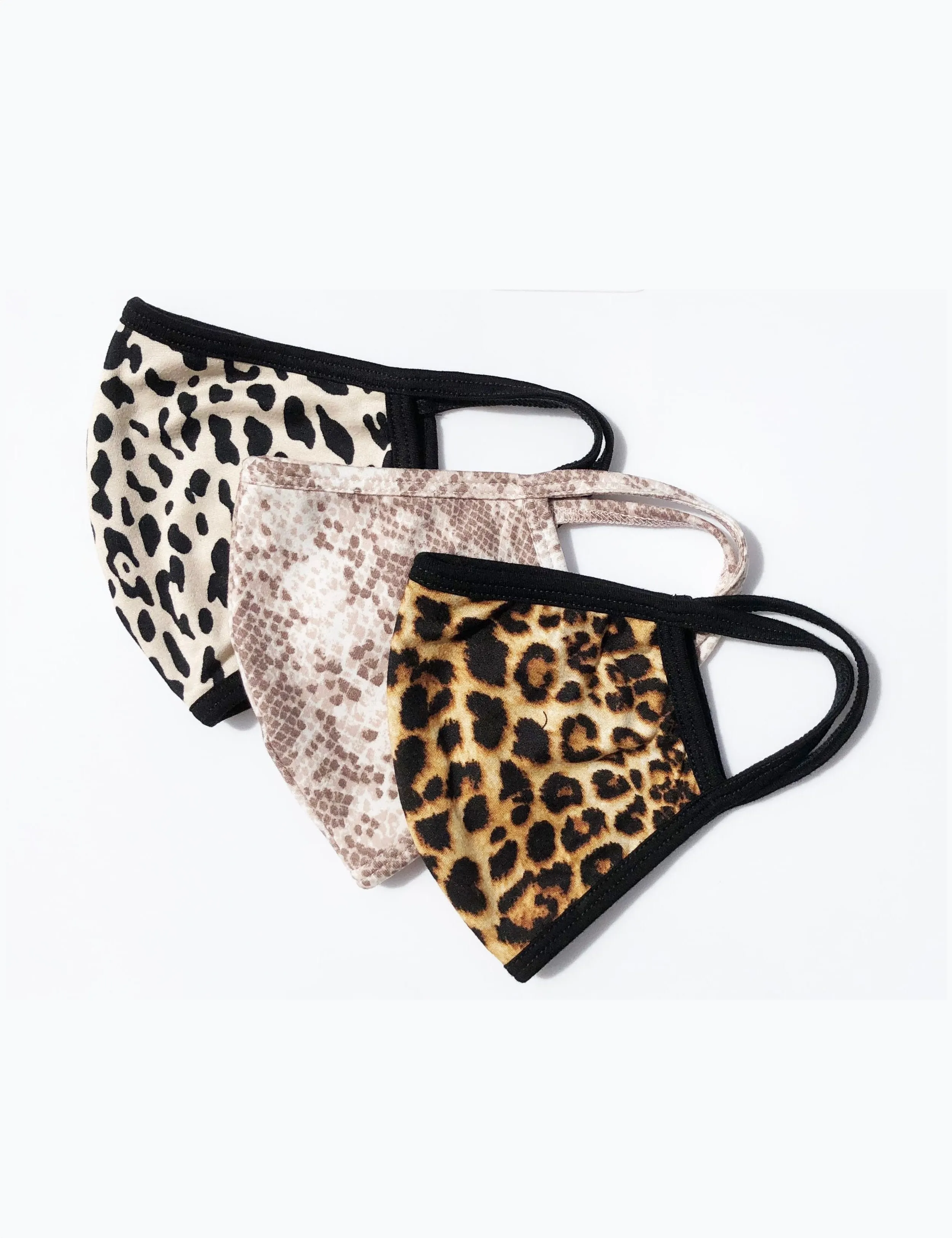 Pack Animal Print Fashion Masks