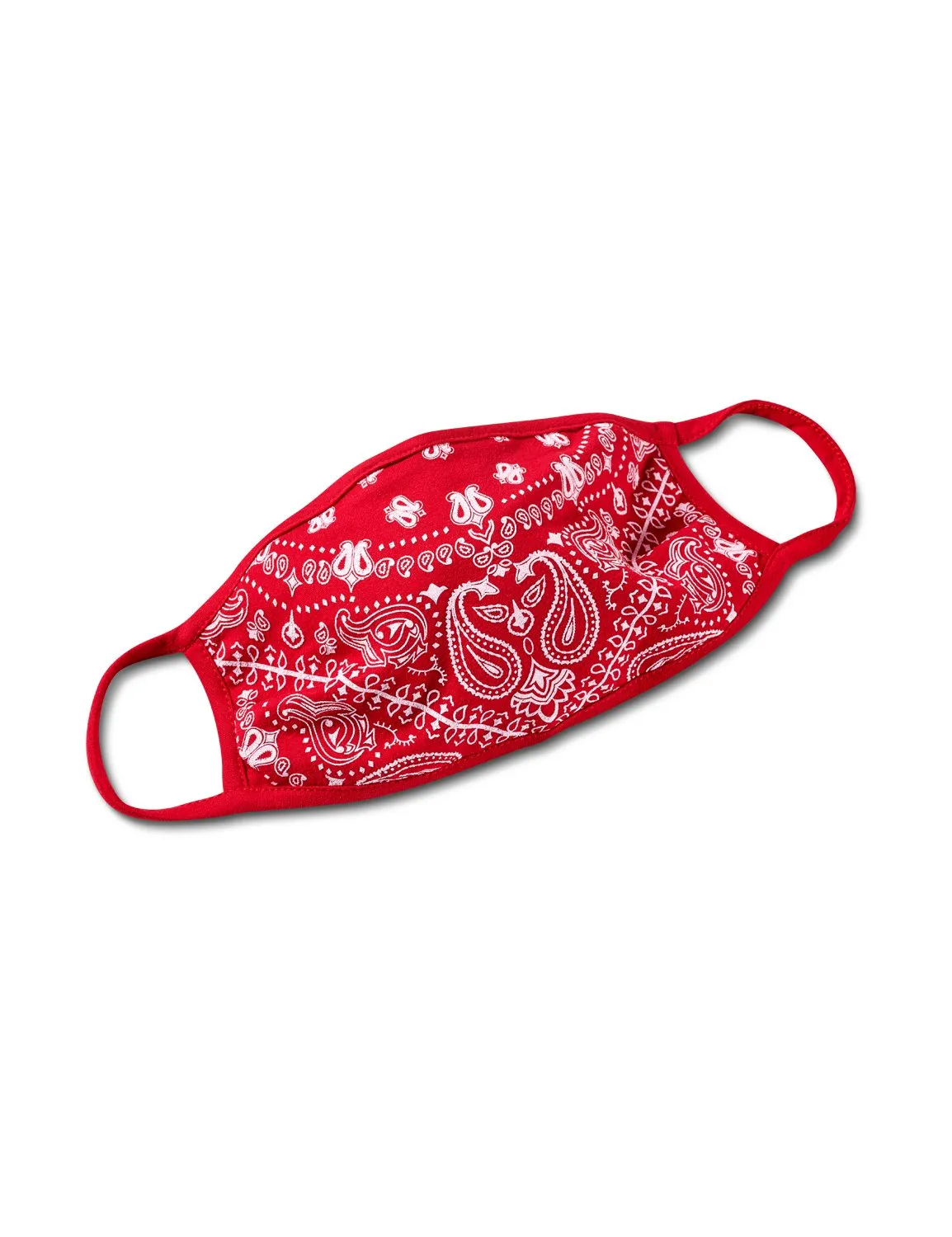 Red Paisley Fashion Mask