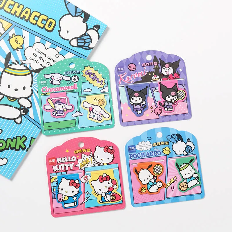 Sanrio Characters Comic Style Magnetic Bookmark Set