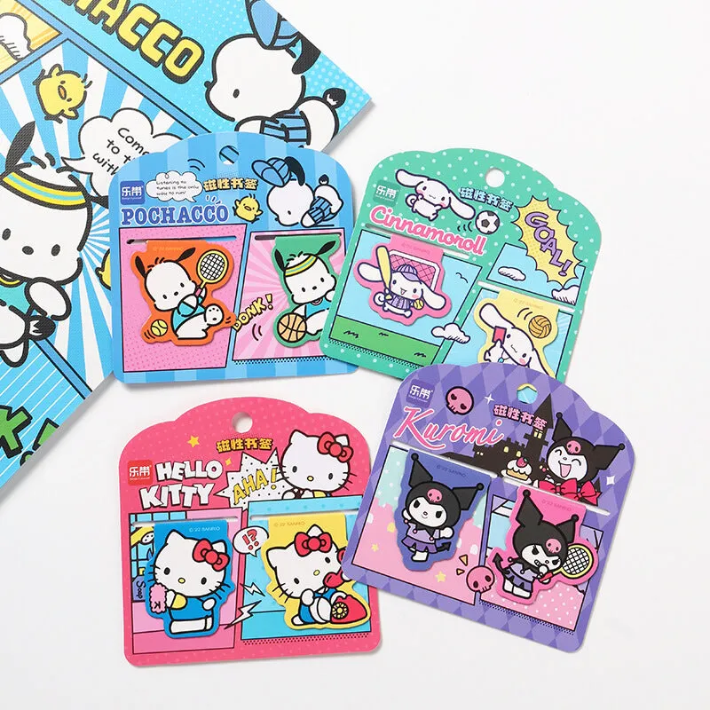 Sanrio Characters Comic Style Magnetic Bookmark Set
