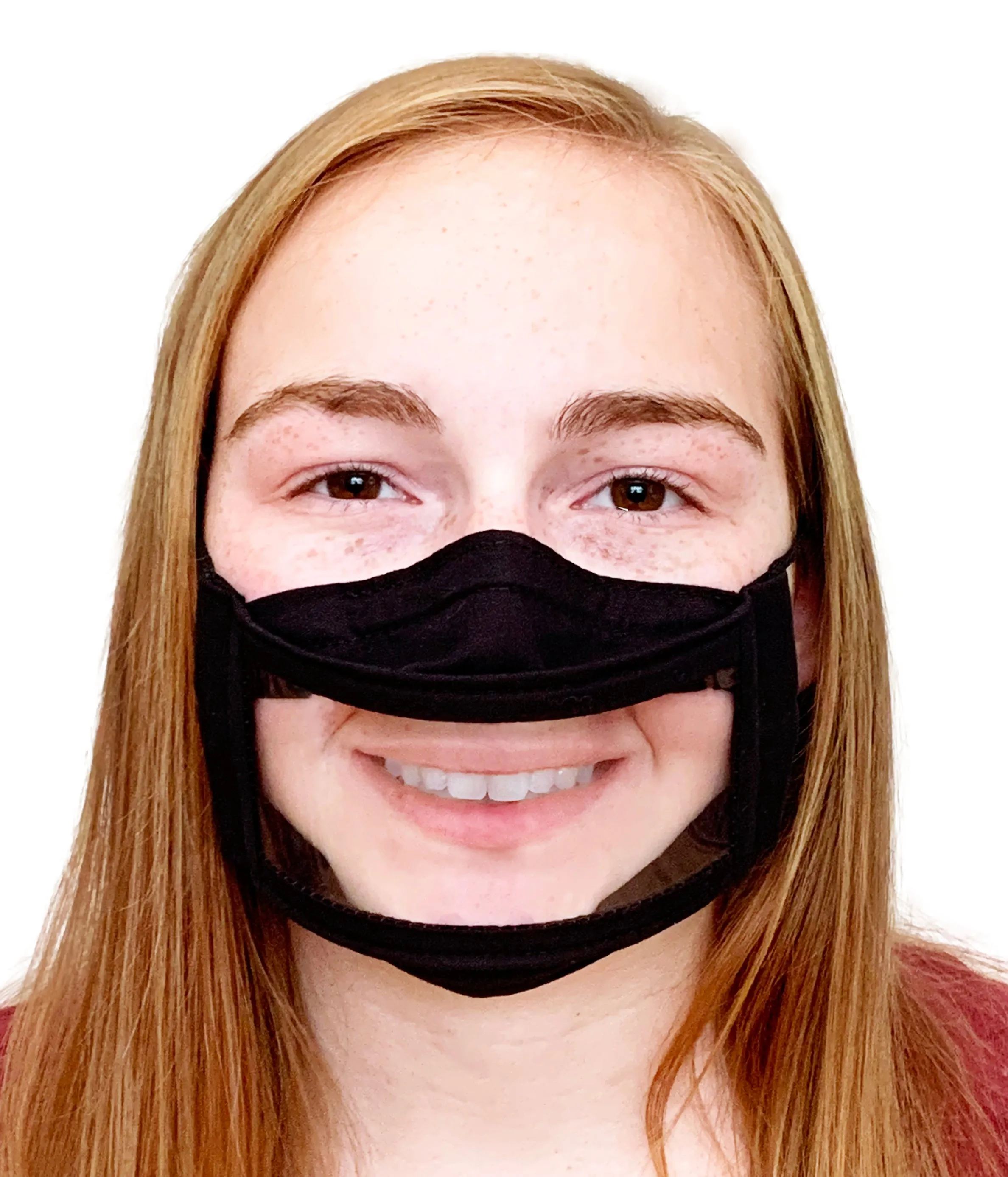Teal Batik Anti-Fog Window Face Mask