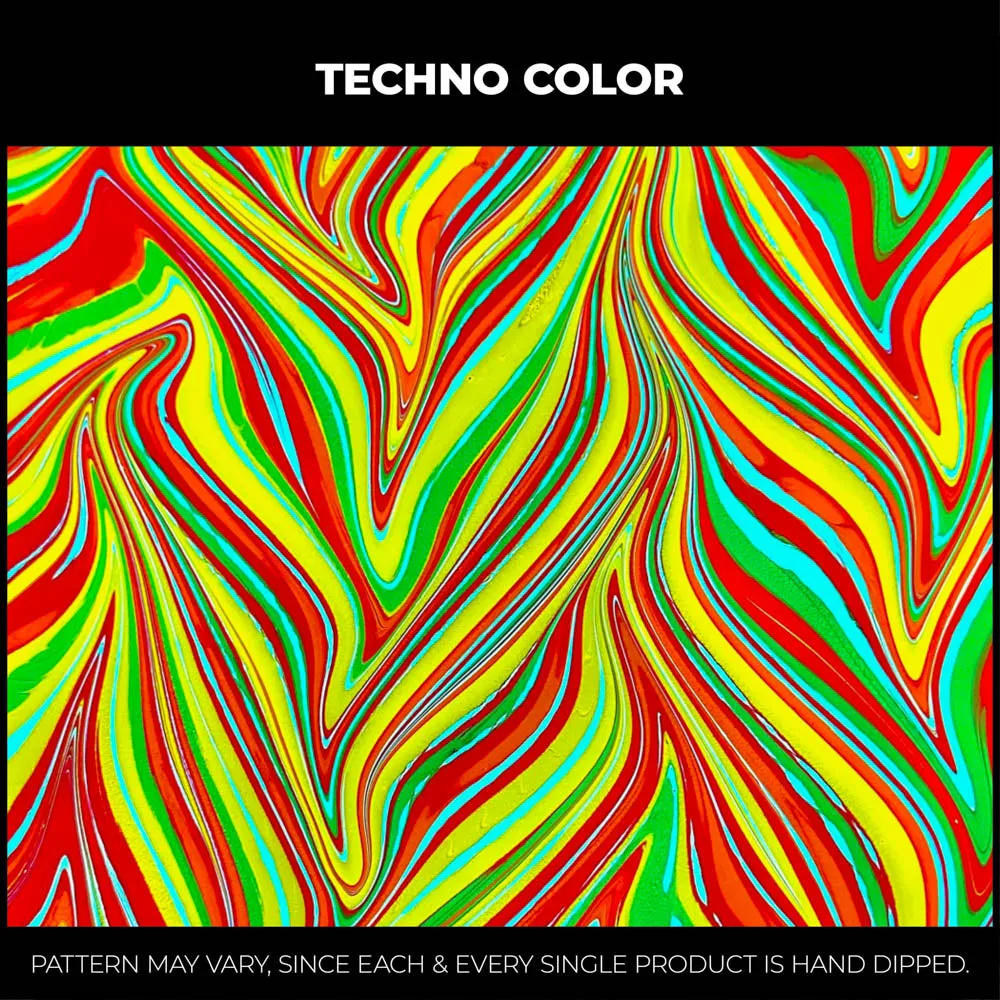 Techno Color RGB Hydro-Dipped Bucket Hat