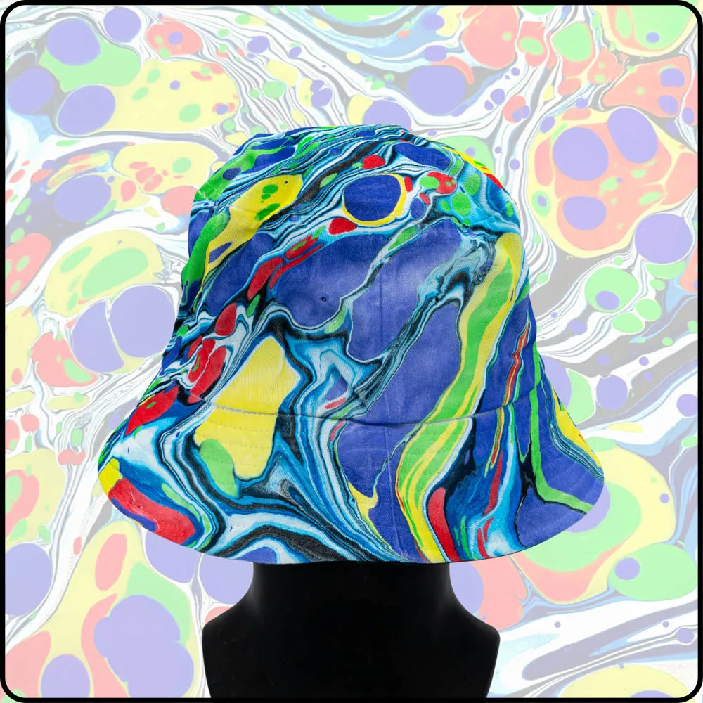 The Lenny RGB Hydro-Dipped Bucket Hat