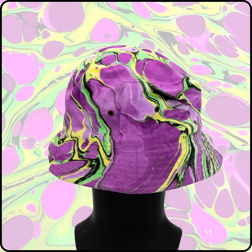 Toxic Waste UV Hydro-Dipped Bucket Hat